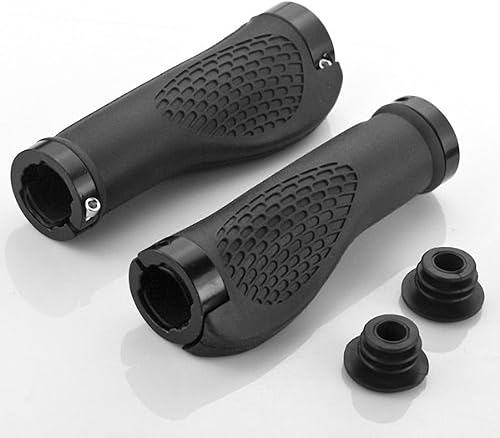 MaxLLTo Ergonómico de goma para bicicleta de montaña, bicicleta de ciclismo, manillar apretones de bloqueo antideslizante