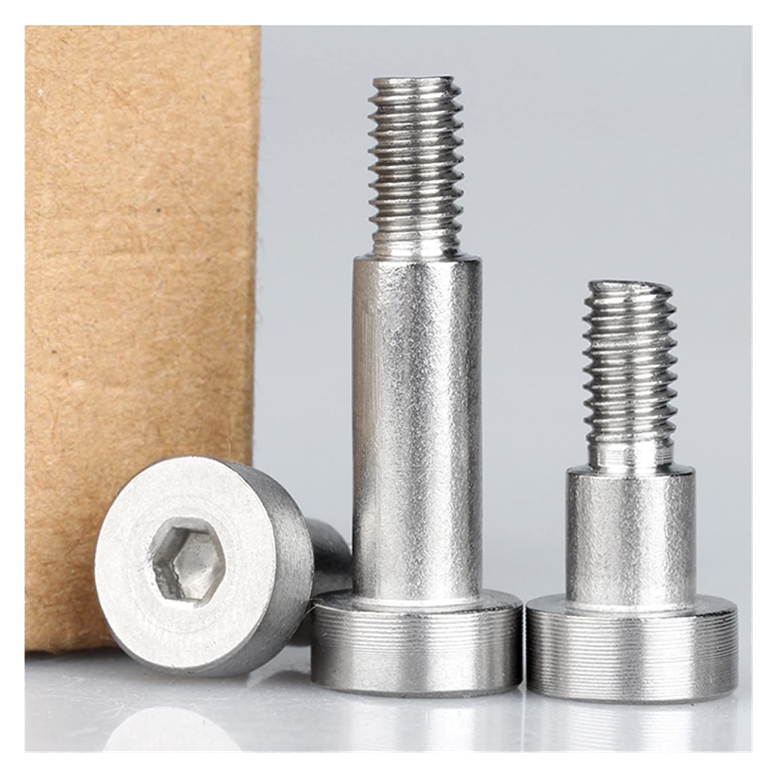 Boulon à épaulement en acier inoxydable, M2 M2,5 M3 M4 M5 ~ M16 intérieur 304, bouchon hexagonal, vis de limite, boulon de roulement à tête creuse (couleur : 4 mm (5 pièces), taille : (D3) M2,5) (coul