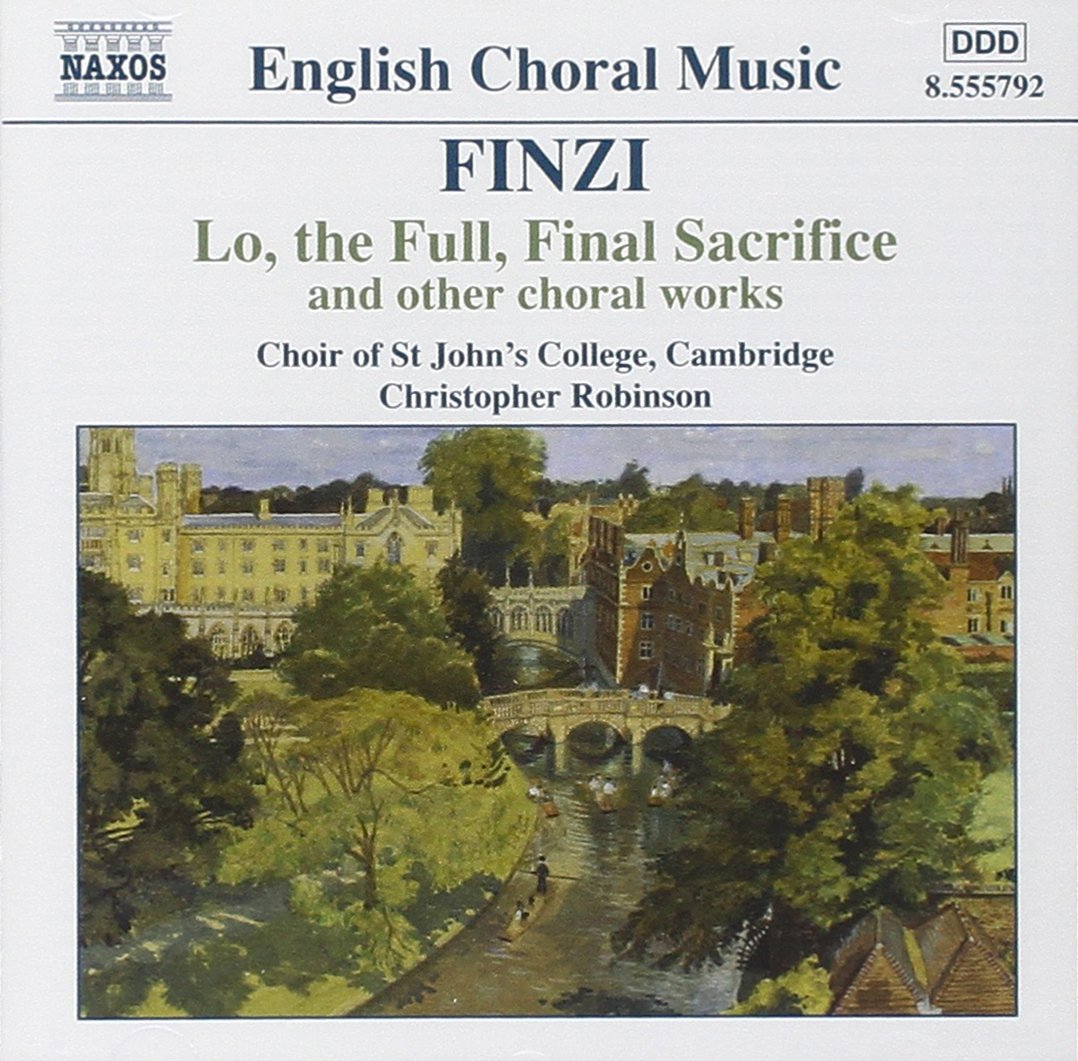 Gerald Finzi Choral Works (Robinson, Choir of St Johns College) (CD) New Sealed