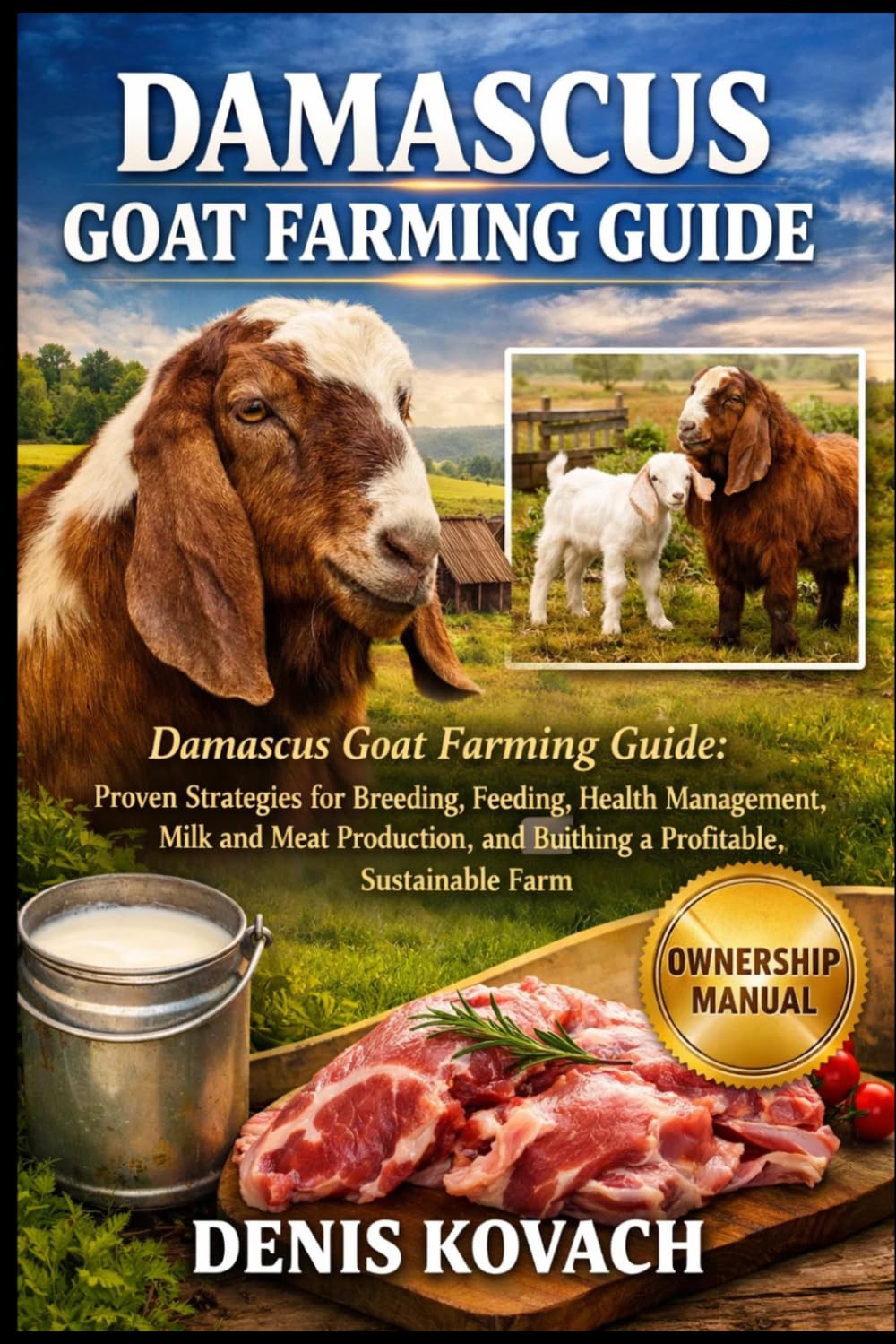 DAMASCUS GOAT FARMING GUIDE: Damascus Goat Farming Guide: Proven Strategies for Breeding, Feeding, Health Management, Milk and Meat Production, and Building a Profitable, Sustainable Farm