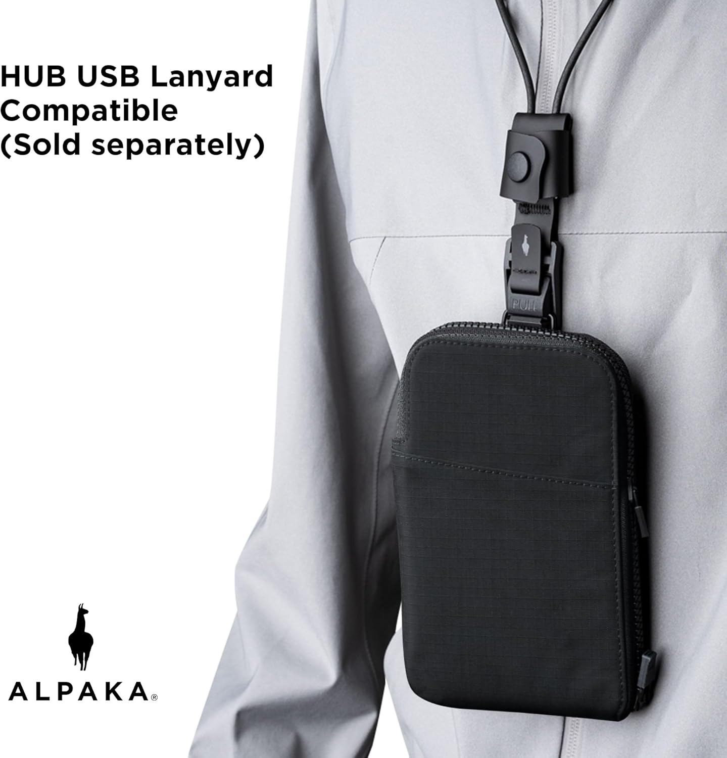 ALPAKA Zip Travel Wallet - Store Your Travel Accessories Efficiently - 3 Internal Pockets For Your Passport and More - 2 Card Slots - Made From Recycled and RFID-Protective Material - Image 8