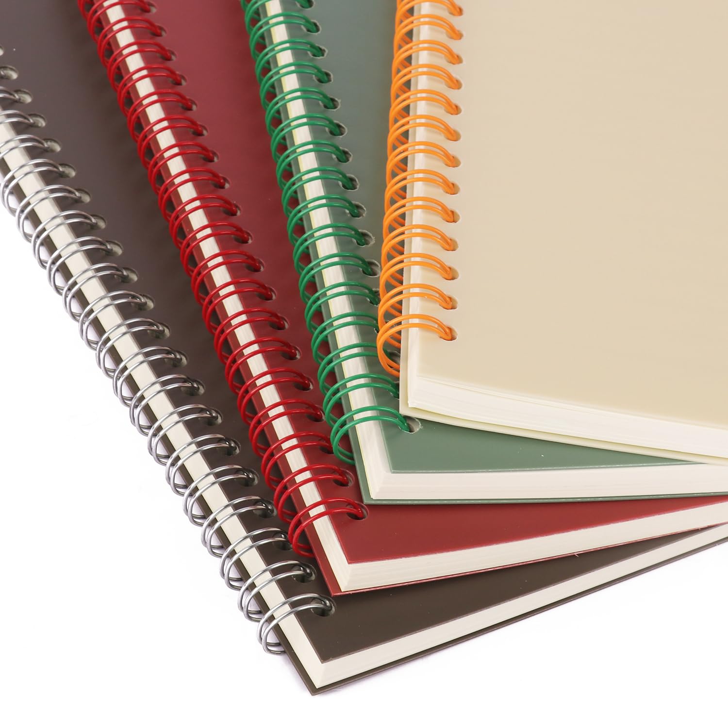 IHDYPPEW Confezione da 16 quaderni a spirale formato A5, versatili e medi per lavoro, studio e uso quotidiano, confezione da 16 quaderni impermeabili di alta qualità, per uomini e donne (80 fogli, 160