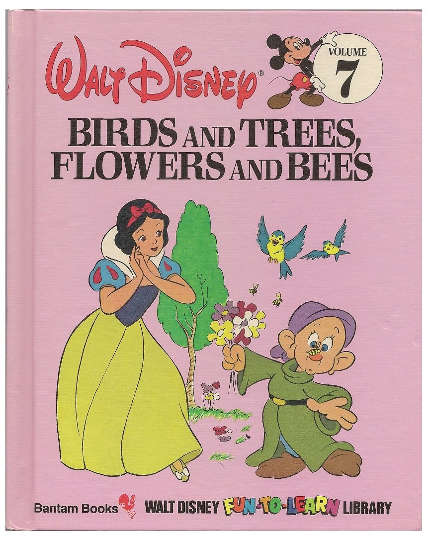 Cover of Birds and Trees, Flowers and Bees (Walt Disney Fun-To-Learn Library, Volume 7)