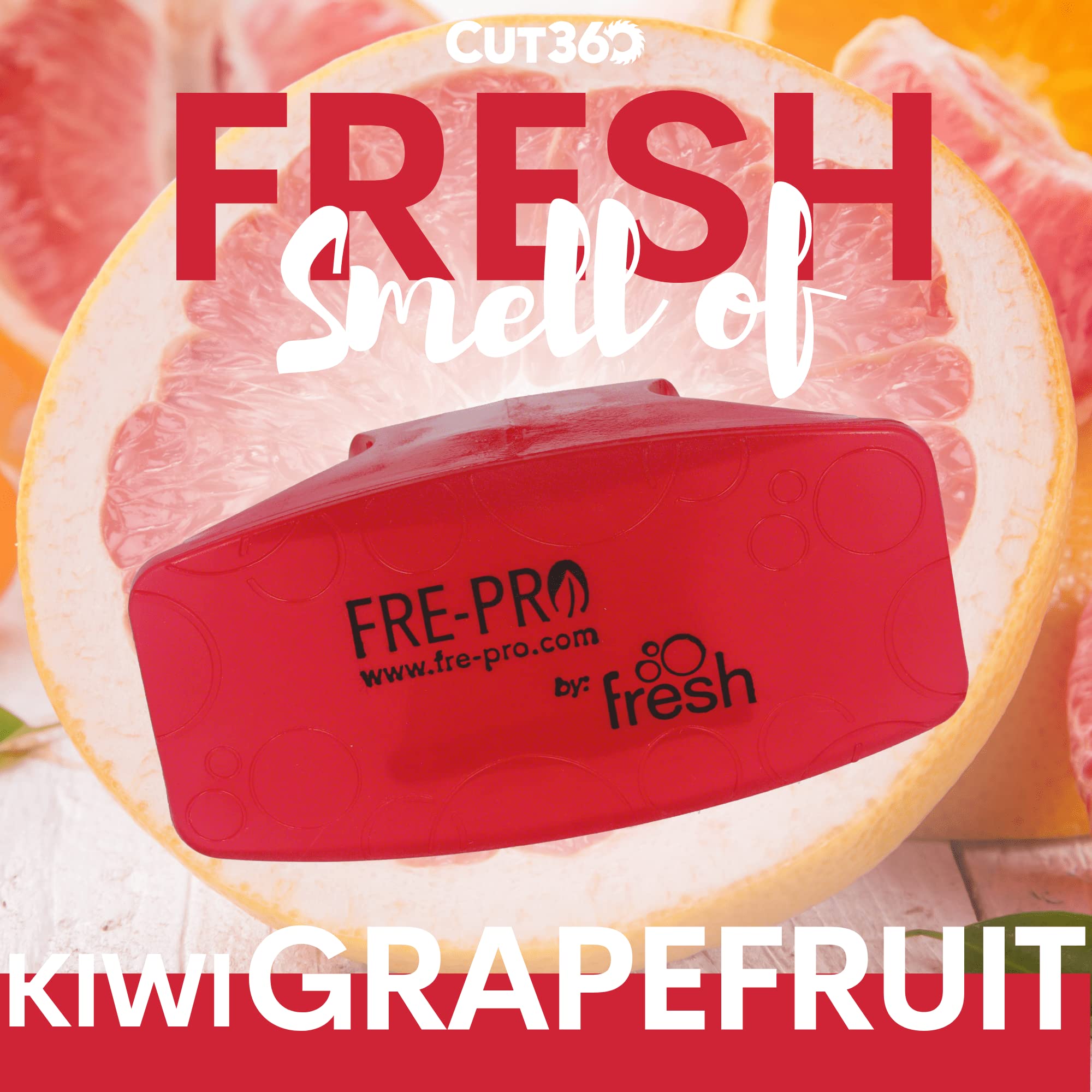 Cut360 Fresh Eco Bowl Clip klips zapachowy do toalety, łazienki, 8 zapachów, 8 x 1 sztuka