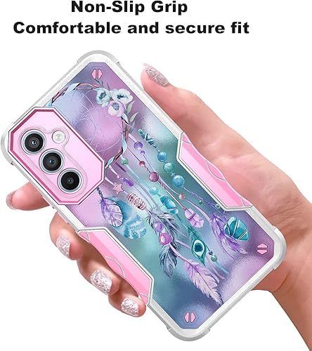 Miniatura 7 de Rosebono Funda compatible con Samsung Galaxy S23 Ultra, diseño gráfico híbrido de doble capa, resistente protección para Samsung Galaxy S23 Ultra