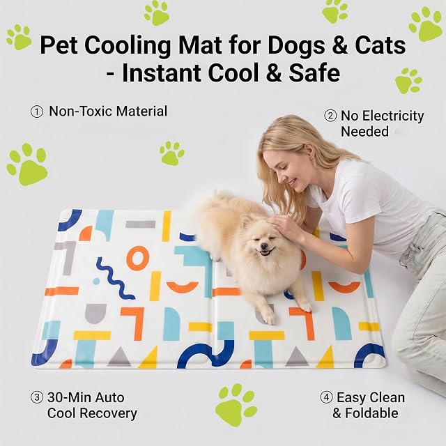 Foto 5 de 7 de Alfombra Refrescante para Perro, Alfombrilla Fresca para Perros, Cama Refrescante, Manta Refrigerante Perro