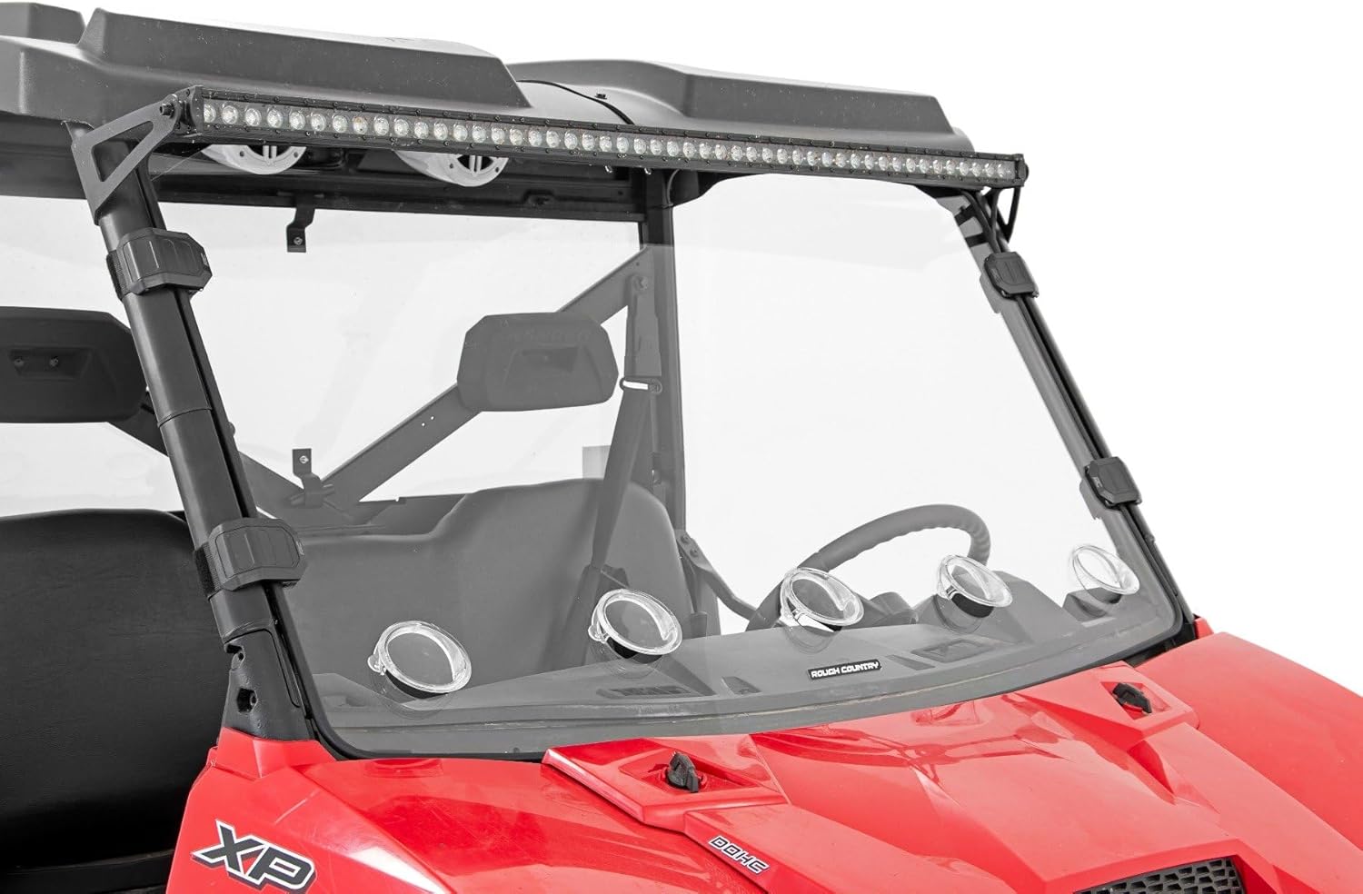 Rough Country Full Vented Windshield for Polaris Ranger - 98232010