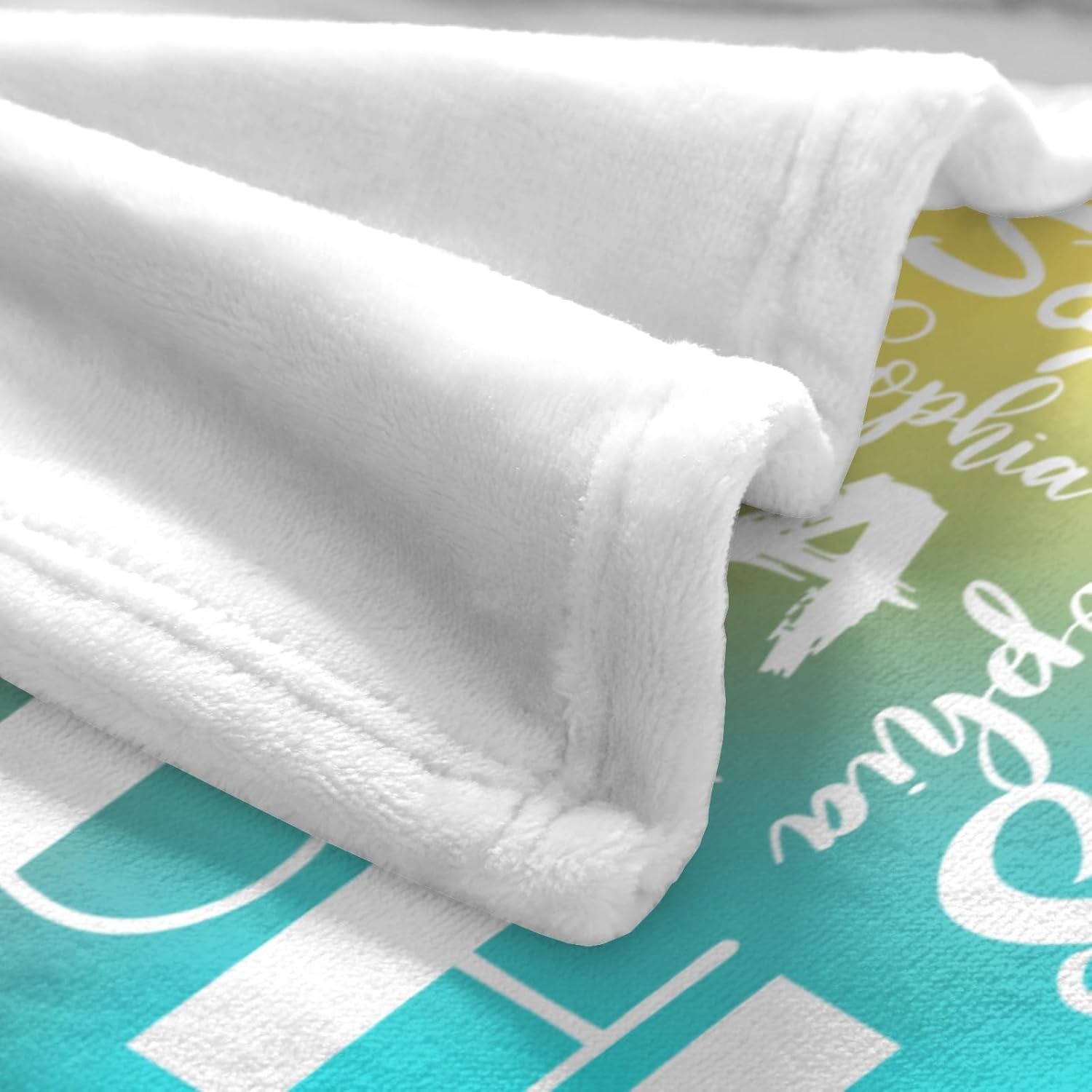 Dr.TOUGH Personalized Blanket with Name Custom Name Blanket for Adults Kids, Personalized Name Blanket for Boys Girls, Personalized Gifts for Birthday Christmas