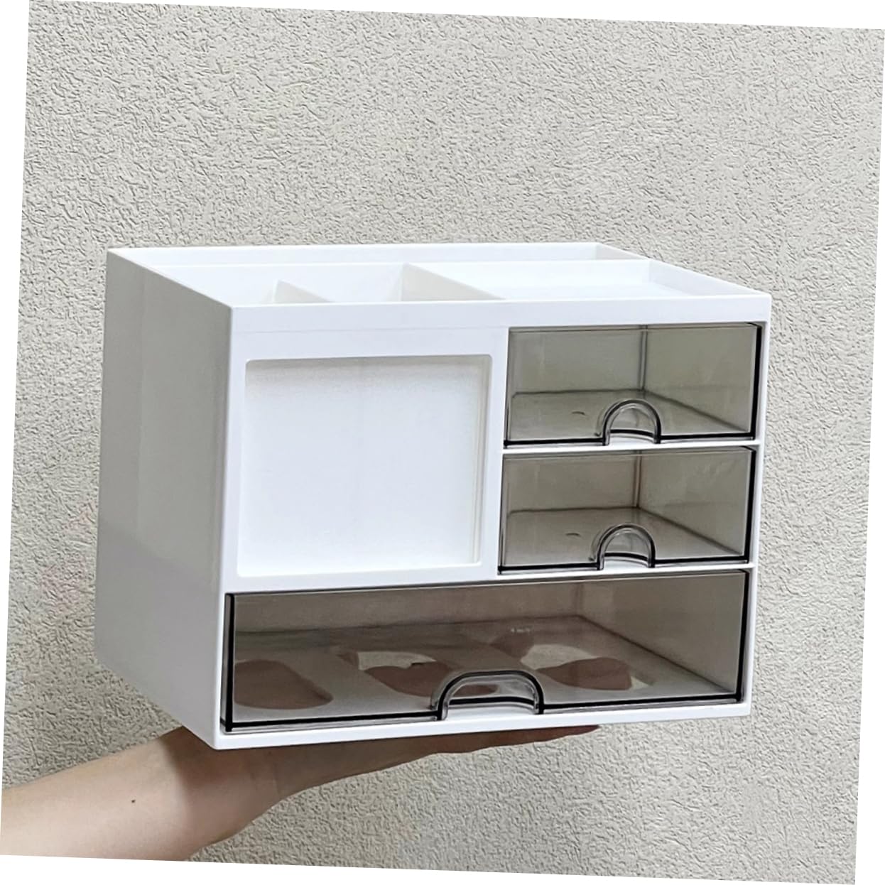 Artibetter Caja De Almacenamiento Organizador De Escritorio De Papelería Soporte De Almacenamiento Para Cosméticos Para Escritorio o Tocador
