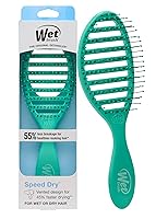 Vista 14 de Wet Brush Cepillo para Cabello de Secado Rápido, Morado, Diseño Ventilado y Cerdas Suaves HeatFlex, Seguro para Secado con Secador, Mango Ergonómico