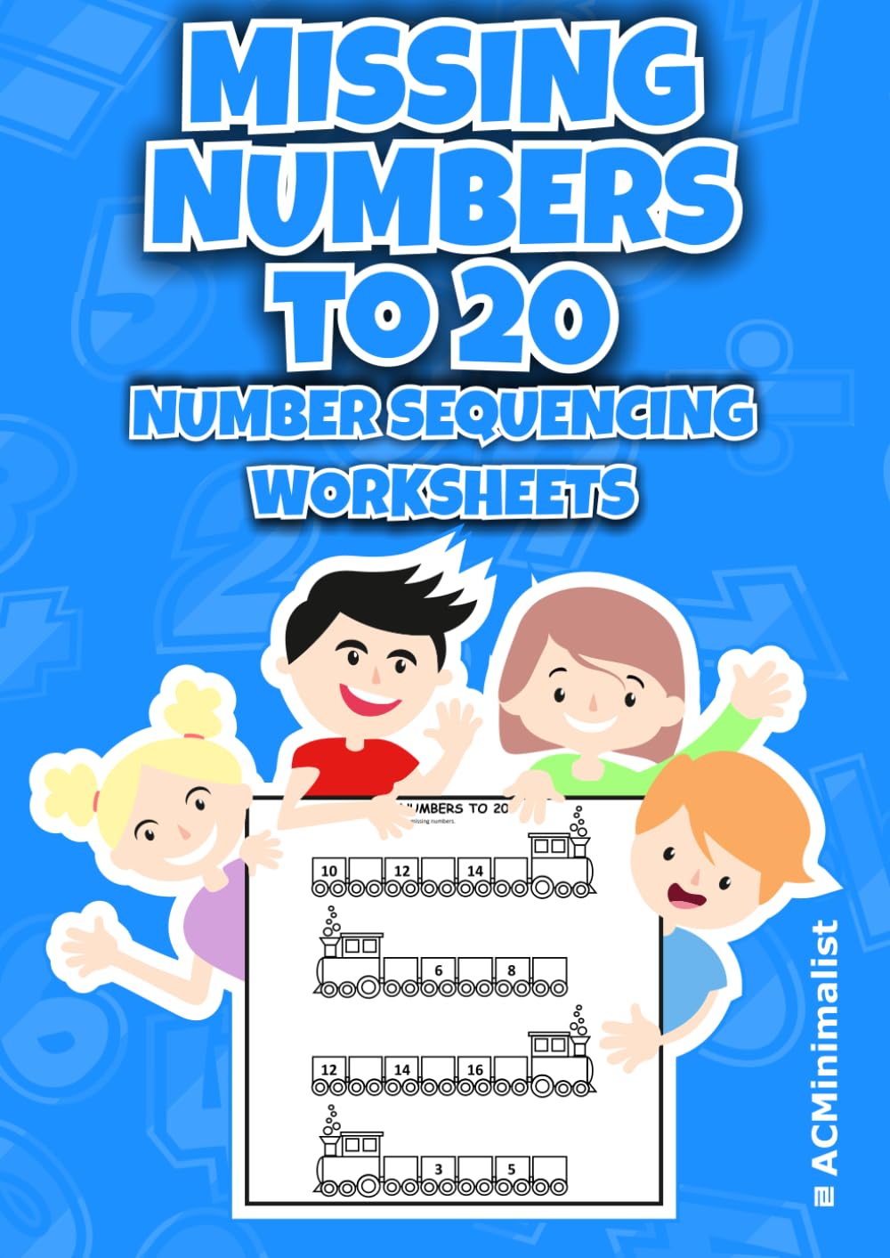 Missing Numbers to 20. Number Sequencing Worksheets: Practice Counting and Number Order for Grades K–1