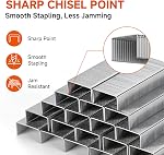 Eagle Numéro 10 Mini Staples Premium pour #10 Des agrafes, 1000 pcs par boîte, 3 Boîtes en boîte (3000pcs Total), Argent