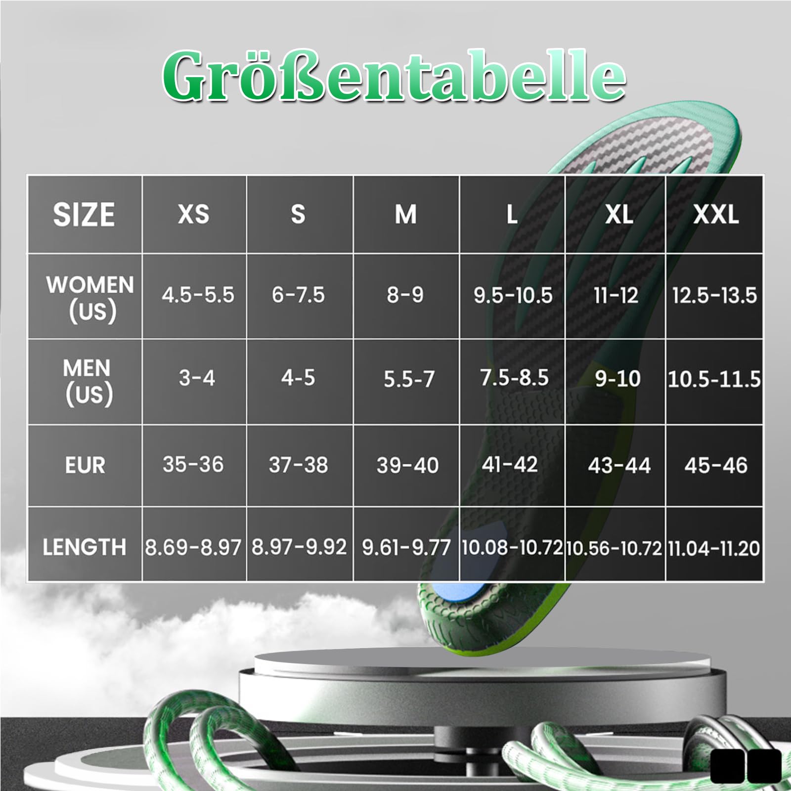 Kohlefaser-Einlegesohle, Professionelle Sporteinlage