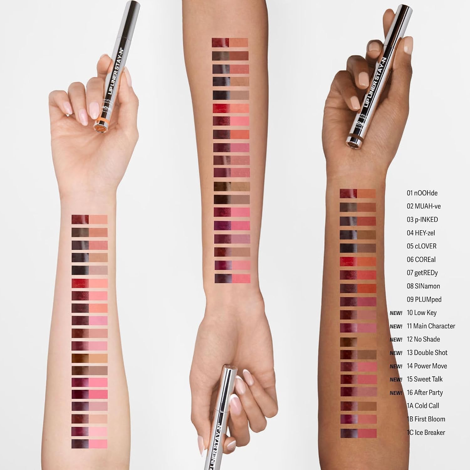 Sacheu Beauty Lip Liner Stay-N Soyulabilir Uzun Süre Kalıcı Dudak Çizgisi Belirginleştirici 01 Noohde 3.5Ml
