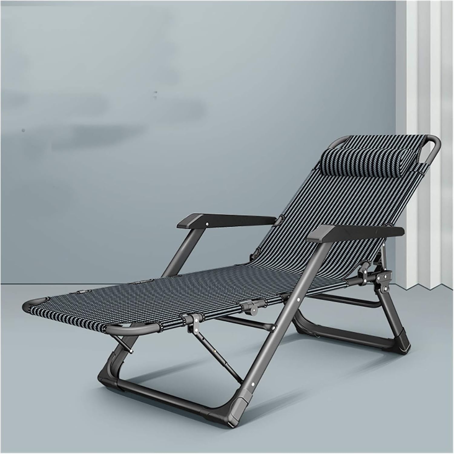 Sillón de Ergonómico—Gravedad Cero Sillon reclinable terraza,sillon reclinable relax,tumbona de patio,Jardín y Playa Tumbona—Soporte para tubos de aleación de aluminio—Garden Beach Sillon reclinable