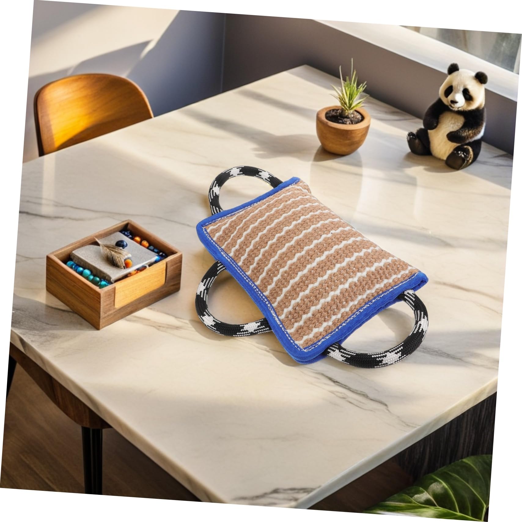 Hemobllo Almohada De Entrenamiento para Perros Juguete para Morder De Adiestramiento Almohada para Morder De Yute Tug Toy para Perros Linaza