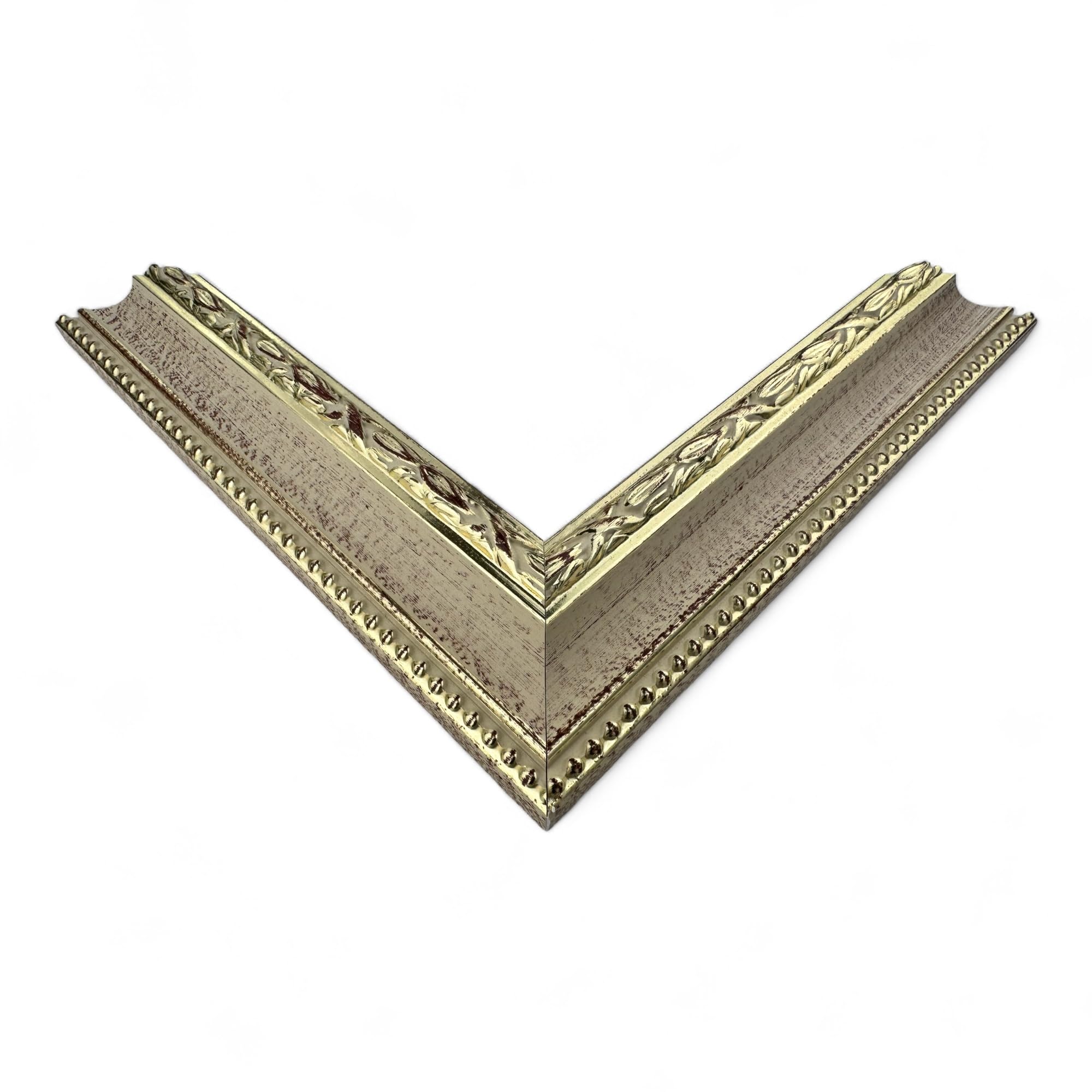 Maestri Artigiani - Cornice Shabby Chic Rosa in Legno da Parete per Quadri Tele Made in Italy (30 x 40 cm)
