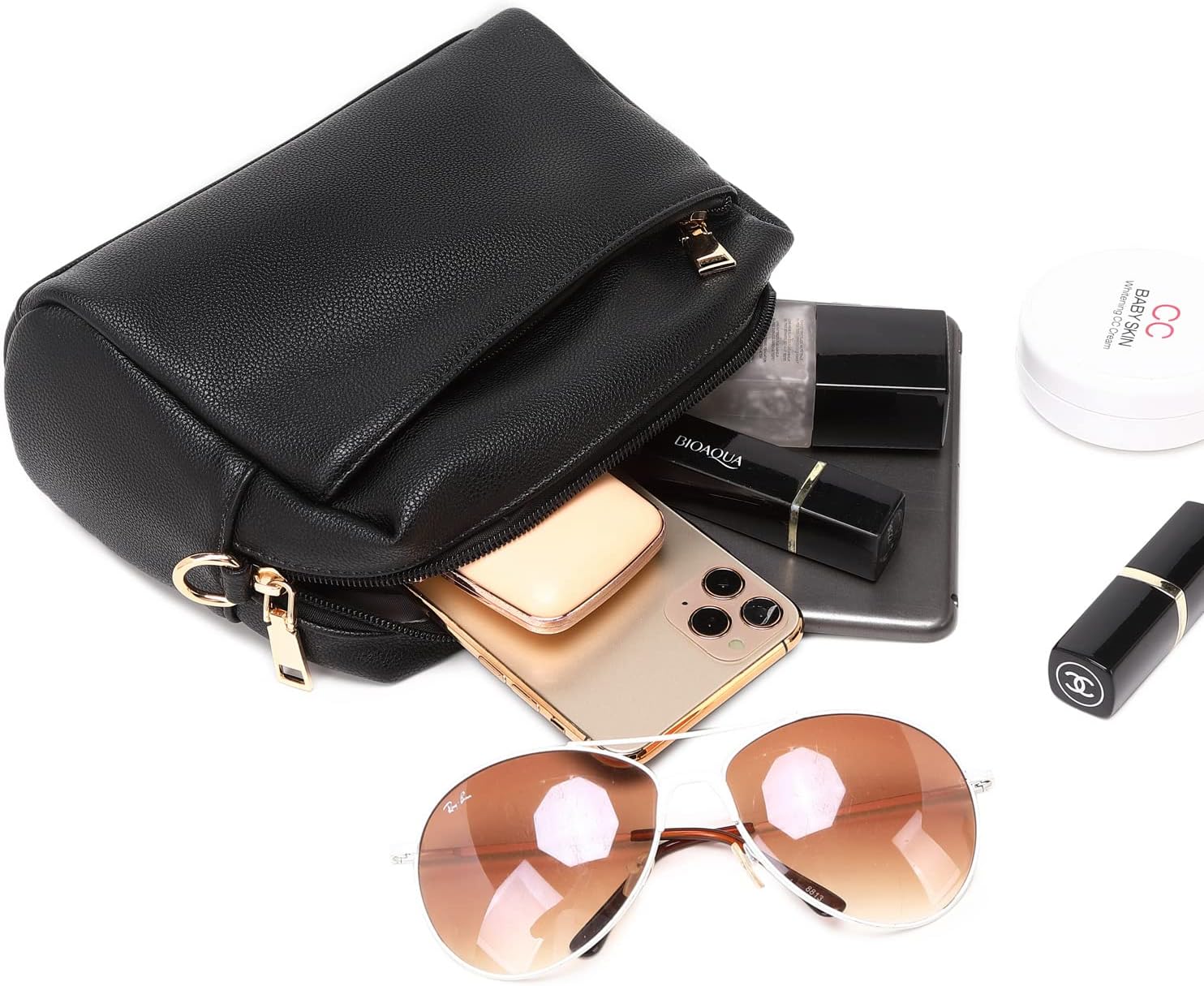 Small Crossbody Bag for Women, Soft Vegan Leather, Lightweight for Daily Use - Image 5