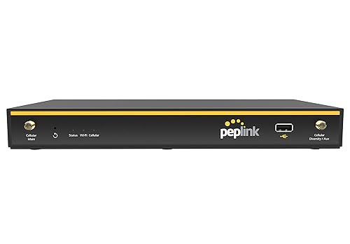 Peplink Balance 20X CAT-4 Enrutador Gigabit Dual WAN a prueba de futuro LTE-A FlexModule Mini actualizable Incluye 1 año de garantía PrimeCare
