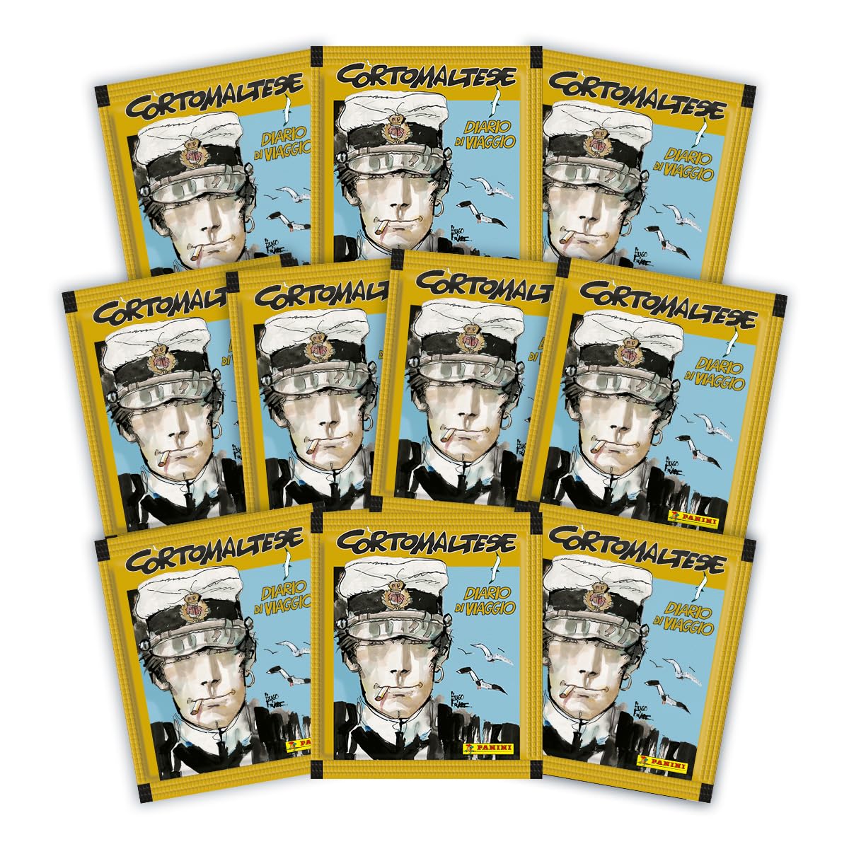Corto Maltese: Diario di Viaggio - Sticker e Trading Card Collection - Super Starter Pack Panini [Album + 20 Bustine + 3 Card Limited Edition]