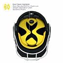 DSC Avenger PRO Premium Cricket Helmet for Men & Boys (Fixed Spring Steel Grill | Back Support Strap | Neck Guard |Lightweight| Size : Extra Large (Black) gallery image