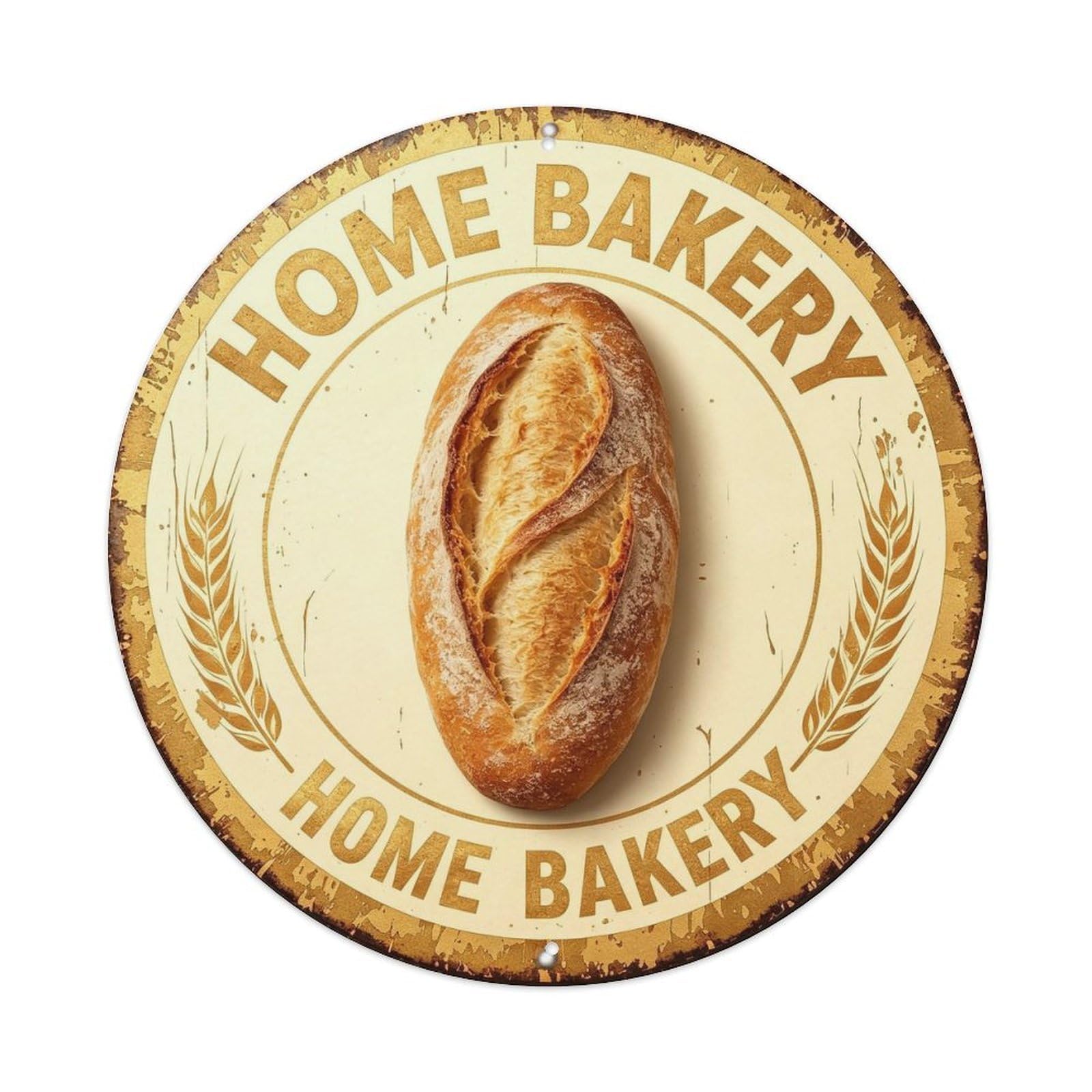 Home Bakery Metal Tin Sign Plaque
