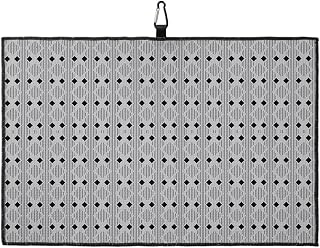 SEVENBABU Golf Towels for Golf Bags with Clip, Funny Microfiber Waffle Pattern Golf Towel, Geometric Fringes Golf Accessories for Men and Women Gifts 24x16 inch