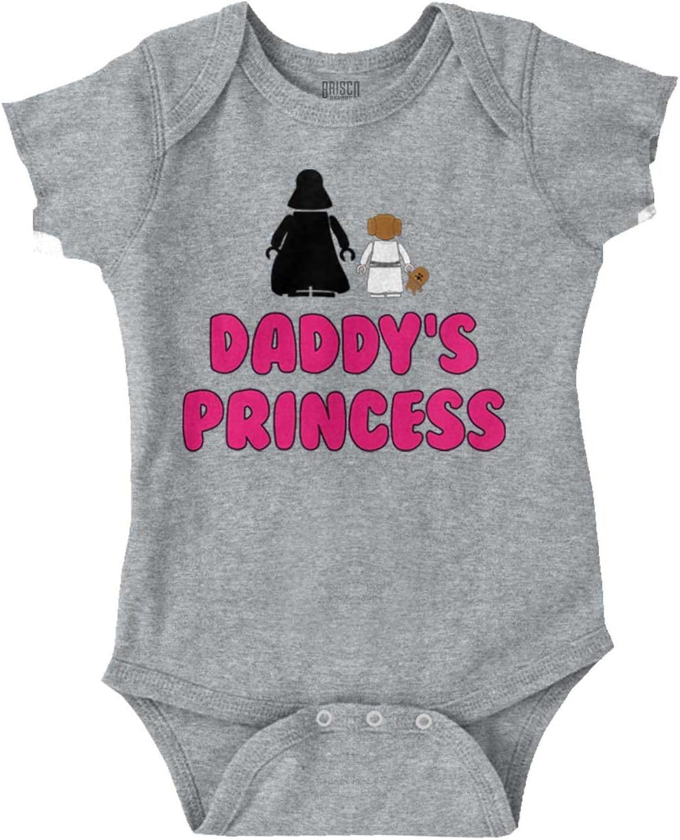 Brisco Brands Daddy's Princess Dark Galaxy Baby Bodysuit Jumper Girls
