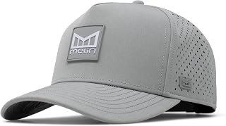 melin Odysea Stacked Hydro, Men's Performance Snapback Hat | Water-Resistant Fitted Baseball Caps for Men & Women, Golf, Running, or Workout Hat