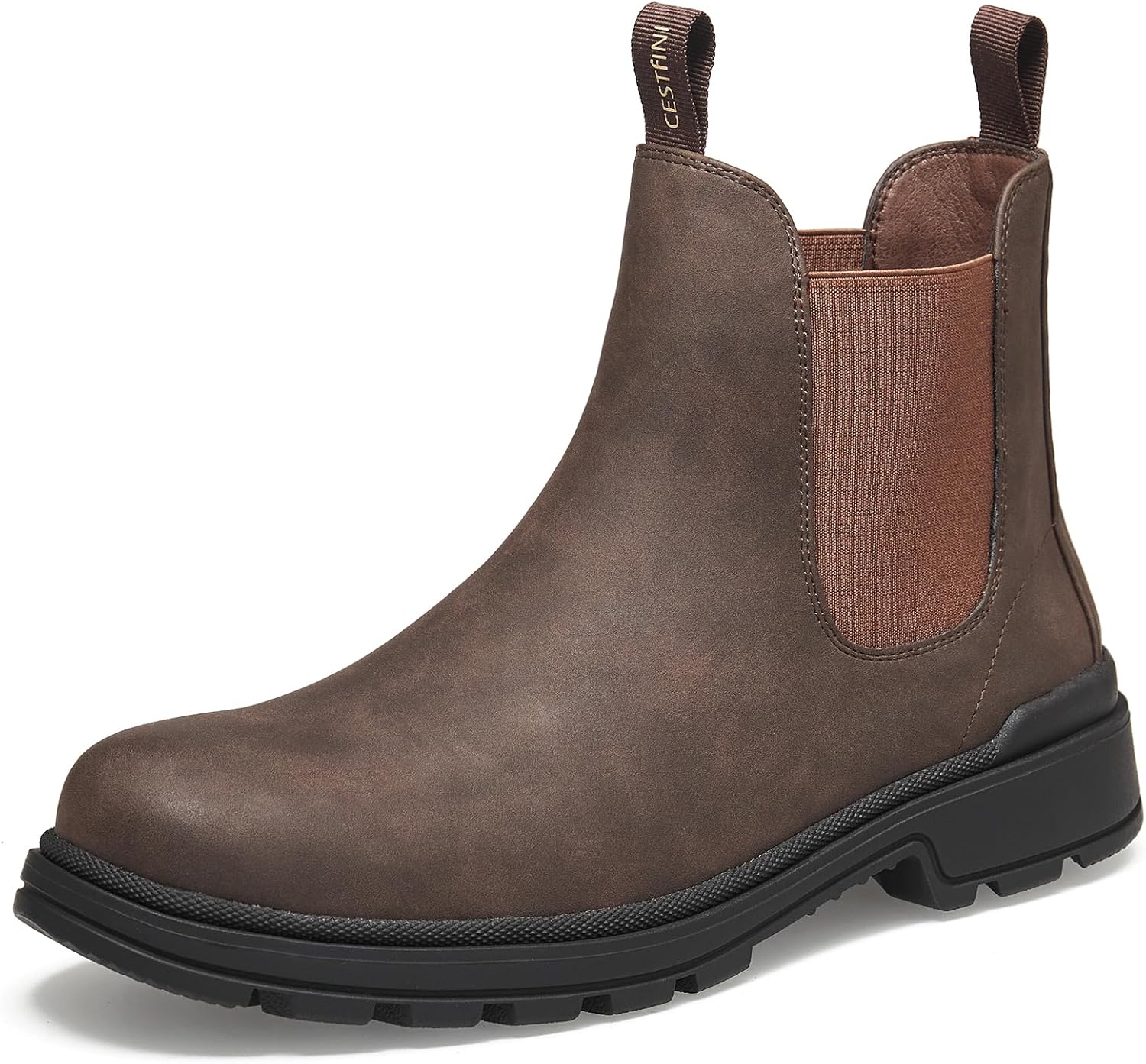 Cestfini Mens Slip On Chelsea Boots