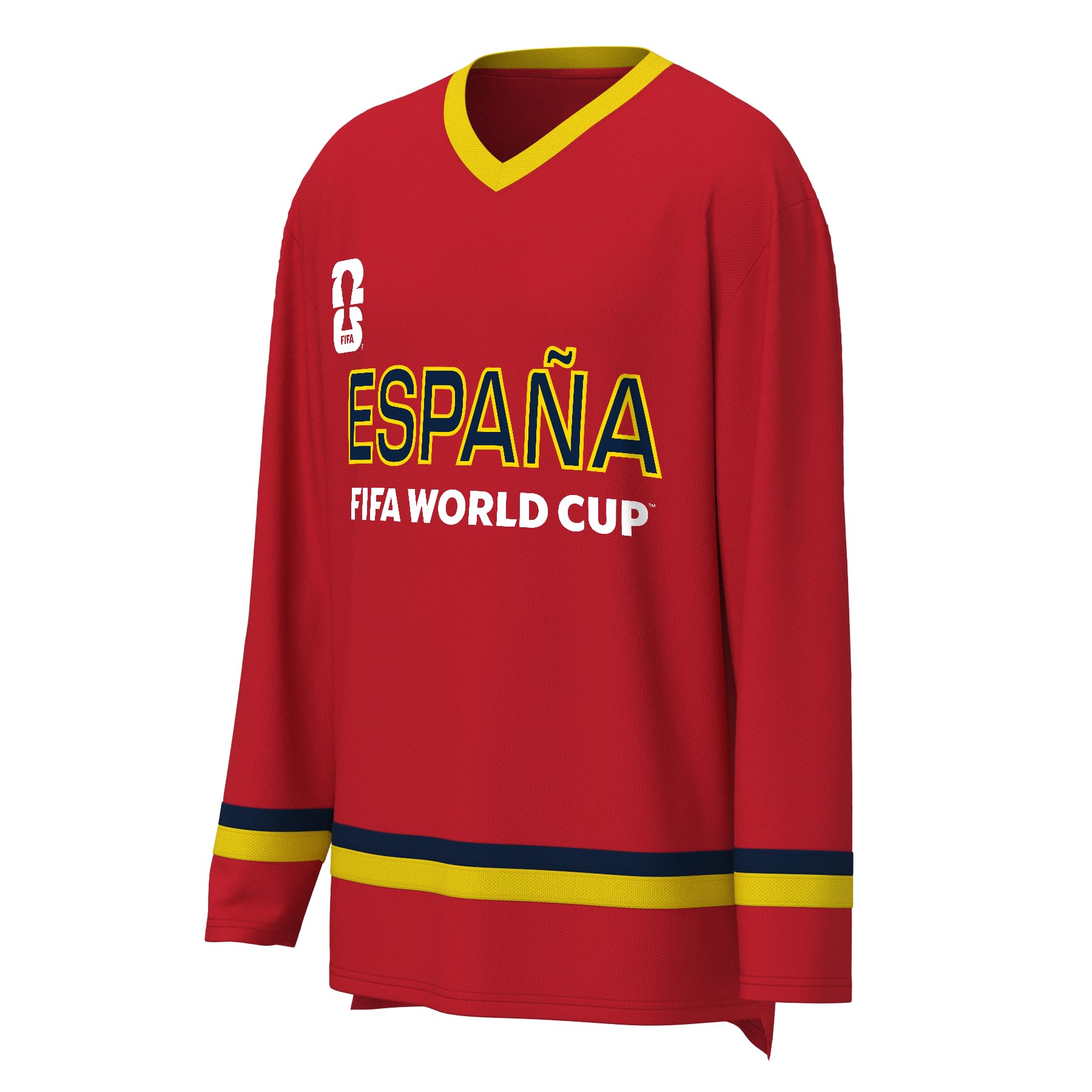 Outerstuff FIFA World Cup 2026 Mens Long Sleeve V-Neck Hockey Jersey