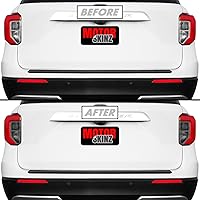 Vista 10 de SlickMod Tinte de humo de vinilo precortado para luz trasera Ford Explorer 2020-2023 (2. recorte de luz trasera, 20% humo oscuro)