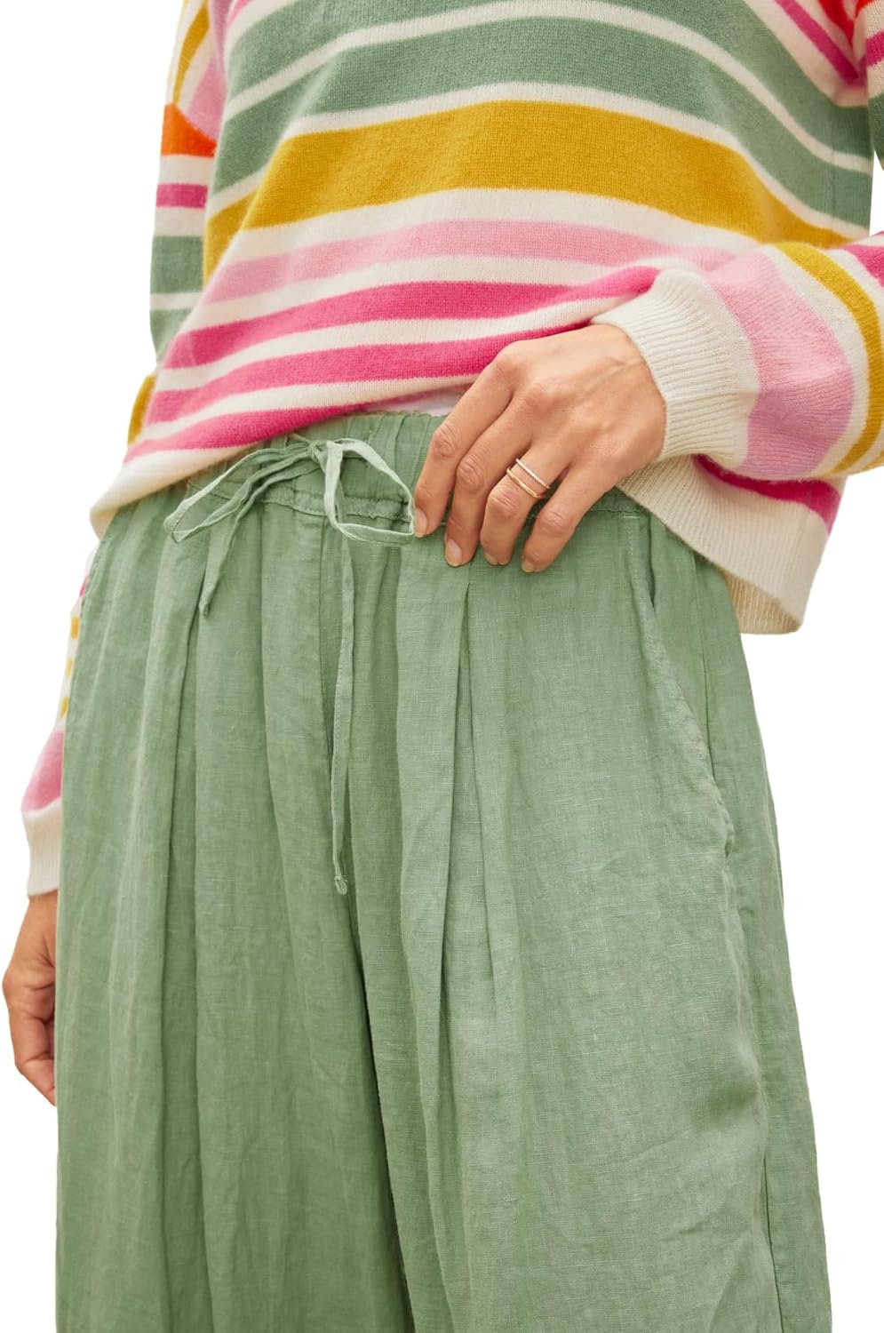 Velvet by Graham & Spencer Women's Hannah Drawstring Pant with Pockets - Image 2