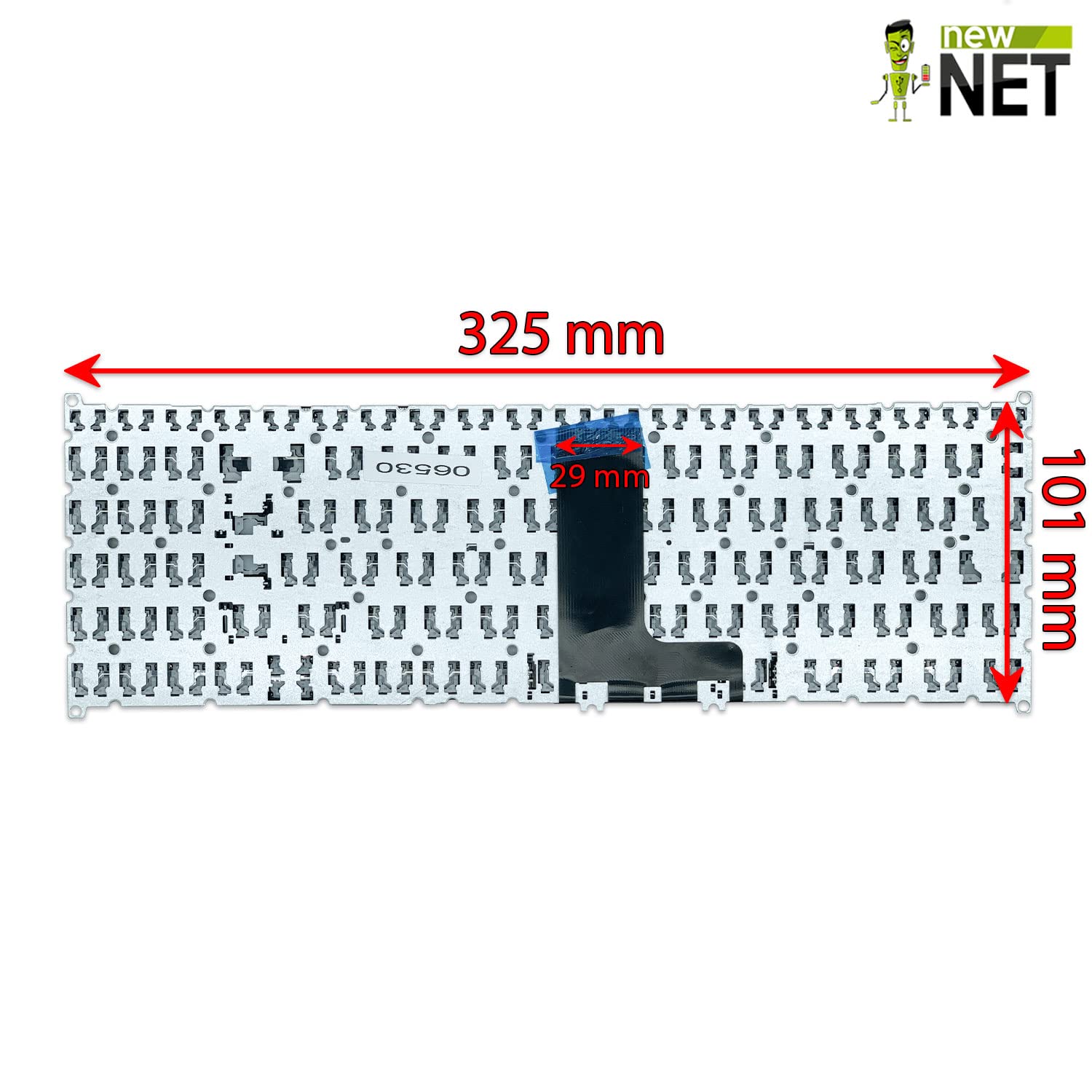 new net Keyboards - Tastiera Compatibile con Notebook Acer Extensa EX215-21 EX215-52G EX215-22 EX215-51 EX215-51G EX215-53 EX215-31 EX215-53G EX215-52[ Layout ITA - Senza Frame ]