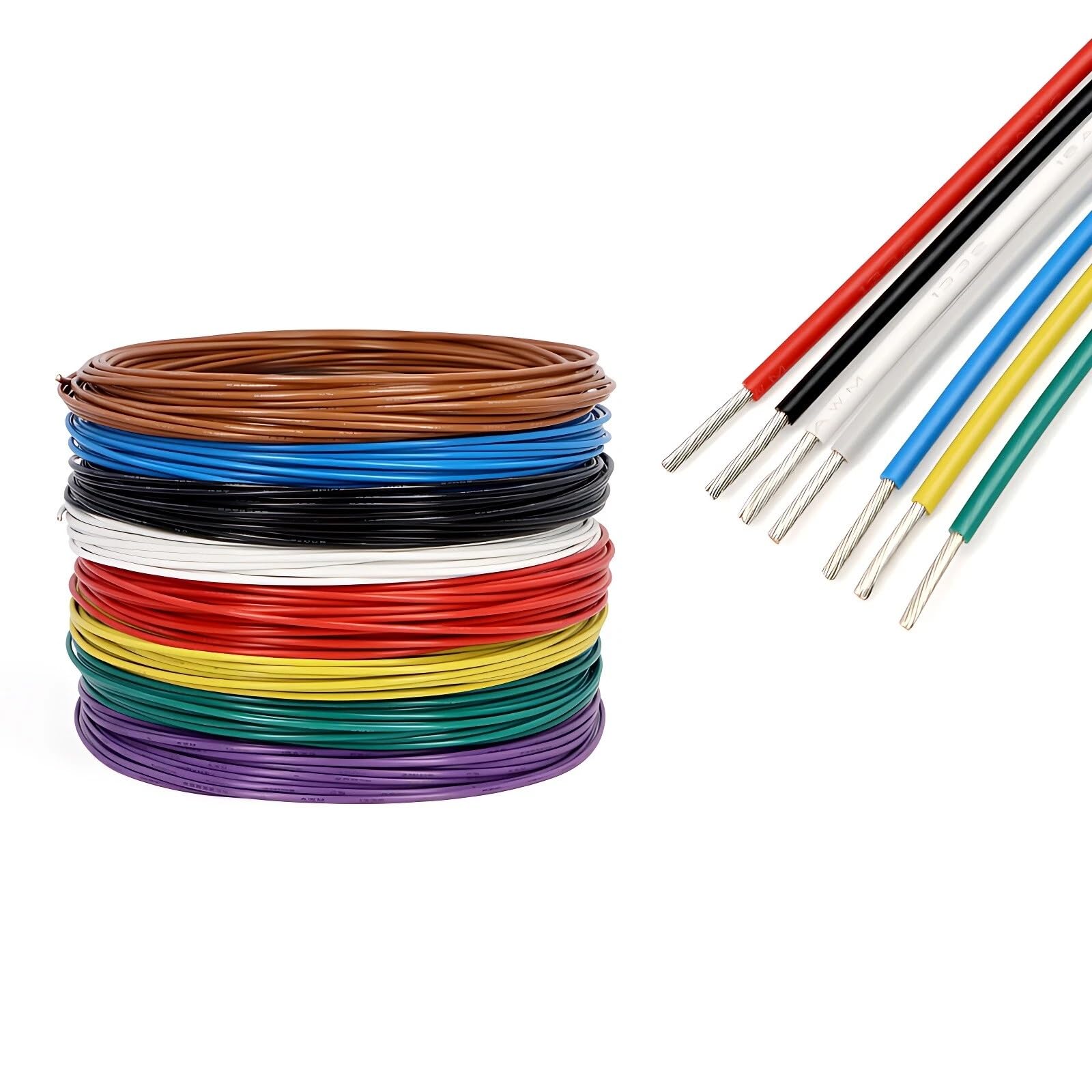Fil de cuivre étamé isolation FEP anti-fusion pour éviter les courts-circuits 20AWG