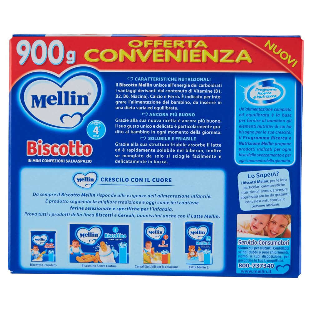 Mellin Biscotto Classico 900g + Italian Gourmet Polpa 400g