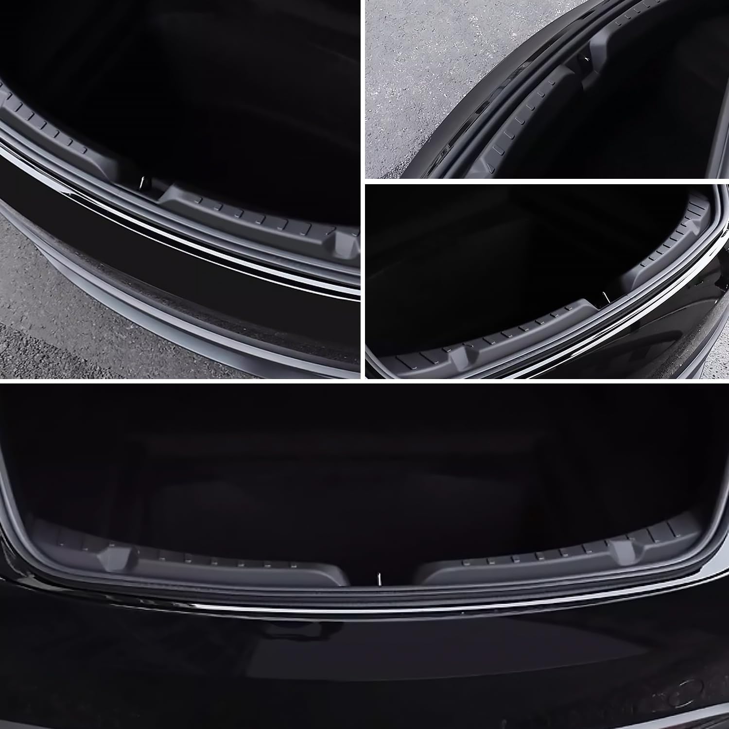 Rear Bumper Guard Trunk Sill Cover Protector - TPE Material for Tesla Model Y Juniper 2025 2026