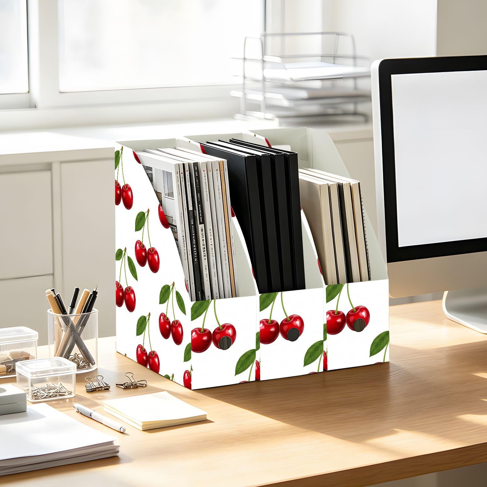 Cartone animato Cherry Red File Organizer per insegnanti