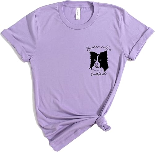 Miniatura 4 de Border Collie Mama T-Shirt Women Border Collie Dog Mom Owner Gift T-Shirt New Puppy Adoption T shirt
