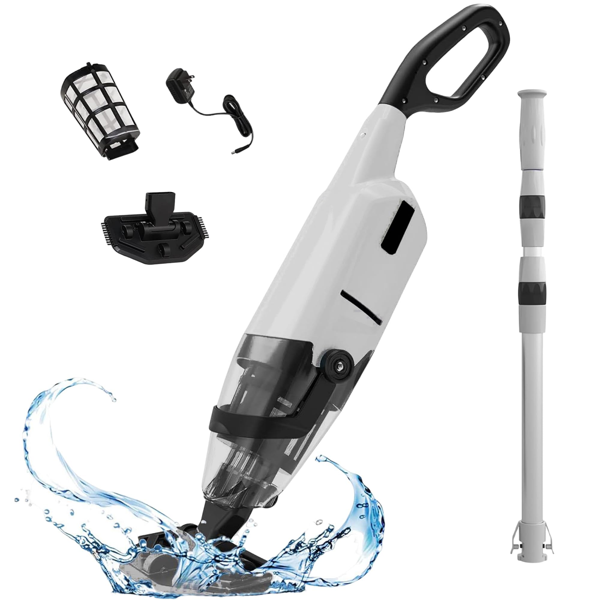 Nettoyeur de piscine rechargeable aspirateur sans fil puissant contre le sable