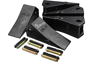 Excavator Teeth - 5PCS Bucket Teeth Compatible with Skid Steer & Excavator