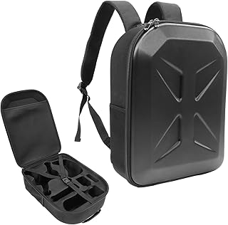 Portable Drone Backpack, Scratch Resistance EVA DJI FPV Backpack Multipurpose Large Capacity Hard Shell Storage Bag for DJI FPV Black