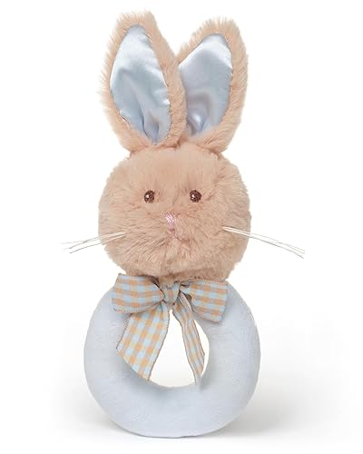 Vista 31 de Bearington Collection Lil' Lofty - Sonajero de jirafa de 5.5 pulgadas, sonajeros de peluche, regalo para recién nacido