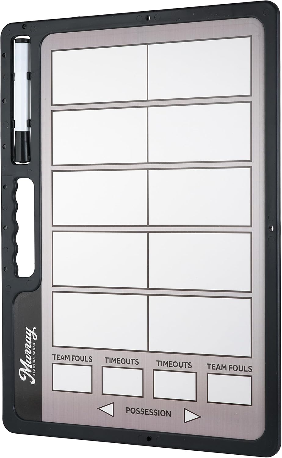 Murray Sporting Goods Premium Basketball Timeout Coaches Clipboard | Double Sided Premium Basketball Coaches Clipboard (Pack of 2)