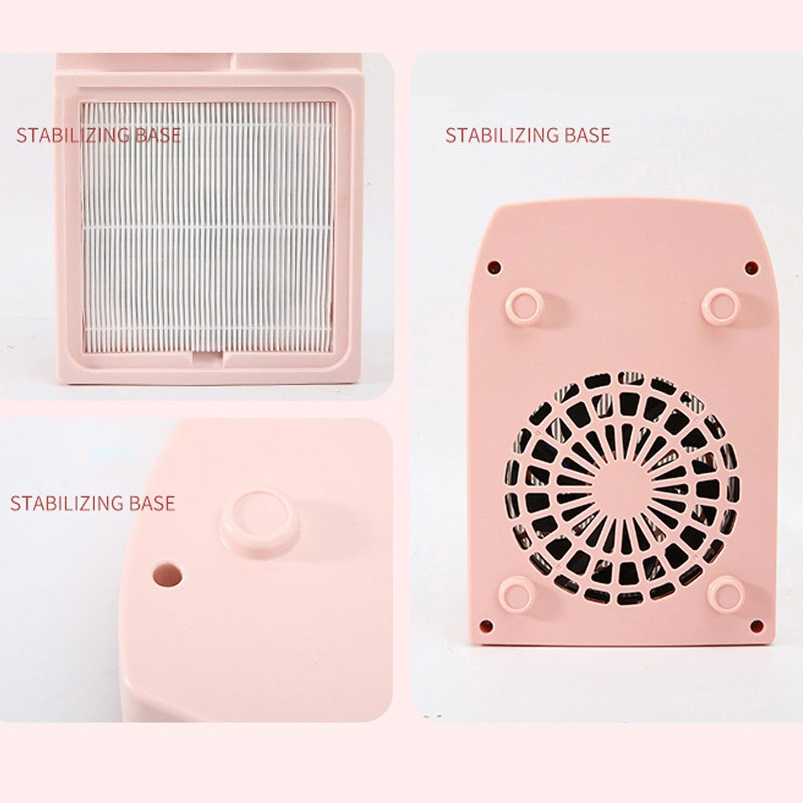 Aspirador de polvo de uñas velocidad ajustable recargable máquina