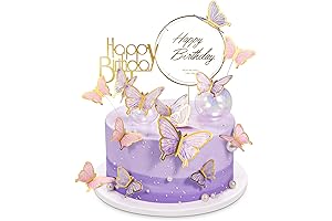 Pastel Butterfly Cake Toppers