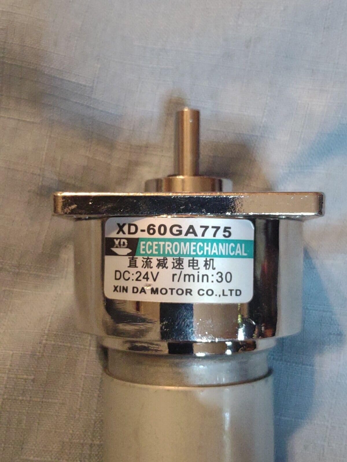 #US 12V R/Min 200 XD-60GA775 Geared Motor Micro Reducer High Torque
