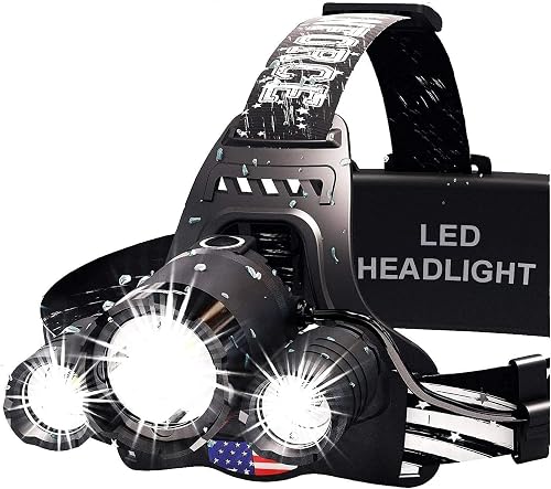 Luminus 1080 Lumen USB Rechargeable LED Headlamp with Red Light, Zoomable, IPX54 Waterproof, Hard Hat Compatible