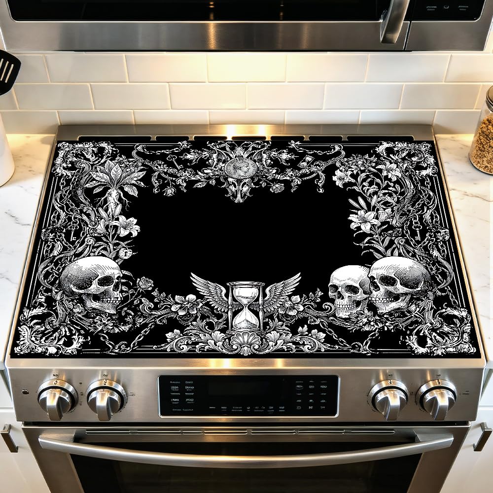 Halloween Stove Top Cover for Electric Stove, 28.4 x 20.5 in