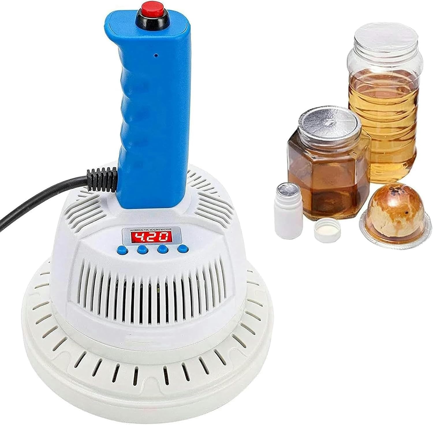 Elektromagnetische Induktionsdichtungsmaschine 20-130 Mm Induktionsdichtungsmaschine Handheld-Flaschenverschluss-Dichtungsmaschine Geeignet F r Plastikflaschenkappen Geeignet